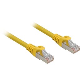 Cable de red Sharkoon Cat.6a SFTP 0,25 m Amarillo