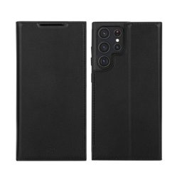 Funda para móvil dbramante1928 Oslo Folio cuero vegano negro para Galaxy S22 Ultra