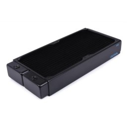 Refrigeración líquida Alphacool 14441 Radiador 2x140 mm 4 ventiladores negro