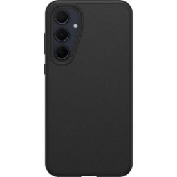 Funda para móvil Samsung OtterBox React reforzada antichoc negra para Galaxy A35 5G