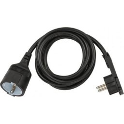 Cable alargador Brennenstuhl 2 m Negro Enchufe Plano