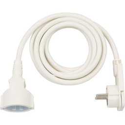 Cable alargador Brennenstuhl 3m enchufe plano con protección infantil