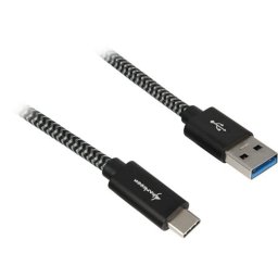 Cable USB Sharkoon USB 3.2 conector USB-A a USB-C 50 cm