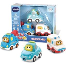 Juguete educativo VTech Tut Tut Bolides Trio City pack 3 vehículos musicales y luminosos