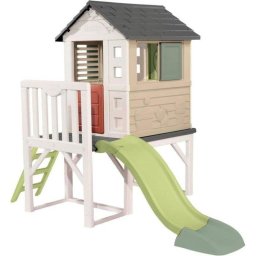 Caseta elevada Smoby Life Maison Pilotis con tobogán 1,50 m y plataforma 70 cm