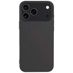 Funda para móvil BigBen Connected Silicona Negra MagSafe para iPhone 17 Pro Max