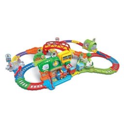Set de juego educativo VTech Tut Tut Bolides Super Circuit Train con Adam para 1 a 5 años