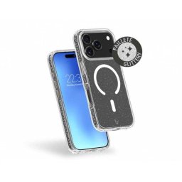 Funda para móvil Force Case Air Xtrem MagSafe Transparente Purpurina para iPhone 17 Pro Max