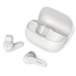 Auriculares Philips TAT3000WT/00 inalámbricos Bluetooth con cancelación híbrida de ruido blanco