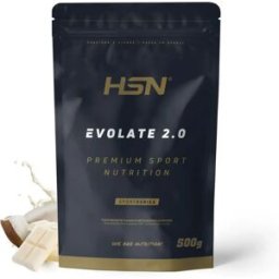 HSN Evolate 2.0 (whey isolate cfm) 500g chocolate blanco y coco - Proteínas aisladas de suero - Polvo - 16 Servicios