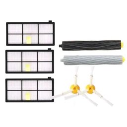Pack Filtro Hepa, Rodillos y Cepillos iRobot Roomba series 800, 870,