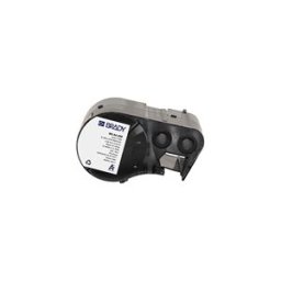 Brady M5-84-499 etiquetas de tejido de nailon negro sobre blanco 12,7 mm x 22,86 mm