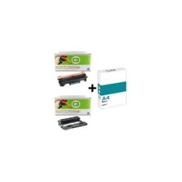 WHITE LABEL Q-Nomic Pack toner TN2420 + Tambor DR2400 + Papel A4