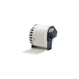 Q-Nomic DK-44205 Cinta continua Papel térmico removible Multipropósito 62mmx30,48M