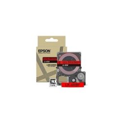 Epson LK-4RBF cinta negra sobre rojo fluorescente 12mm