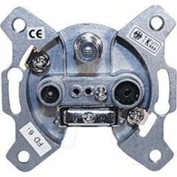 MAXTRACK TME FD6I - Toma de antena de 3 orificios/final, 1 dB