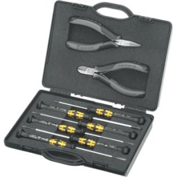 KNIPEX KN 00 20 18 ESD - Juego de herramientas ESD, 8 piezas, juego para electróni