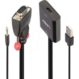 LINDY 38284 - Convertidor VGA/audio a HDMI