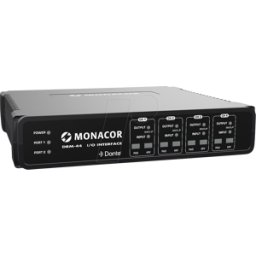 MONACOR MON DRM-44 - Bidirektionale Analog 8x8 Dante® Matrix, DSP