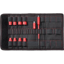 WIHA 43466 - Inserto de toma 1/4" Set TorqueVario®-S Eléctrico, 10 piezas