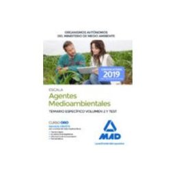 7 Editores Recursos Para La Cualificación Profesional Empleo Escala de Agentes Medioambientales de Organismos Autónomos del Ministerio de Medio Ambiente. Temario específico volumen 2 y test
