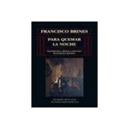 Distriforma S.l. para quemar la noche (xix premio reina sofia de poesia iberoameri cana