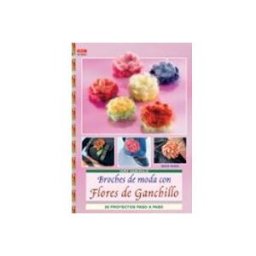 Distriforma S.l. broches de moda con flores de ganchillo