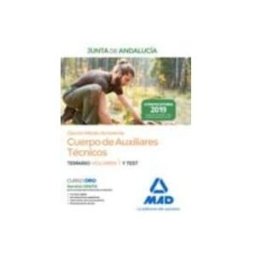 7 Editores Recursos Para La Cualificación Profesional Empleo Cuerpo de Auxiliares Técnicos Opción Medio Ambiente de la Junta de Andalucía. Temario volumen 1 y Test