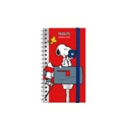 agenda 2027 espiral chequera a6 s/v snoopy buzón