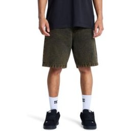 DC Shoes Pantalón corto vaqueros de hombre Baggy . (XS) Verde