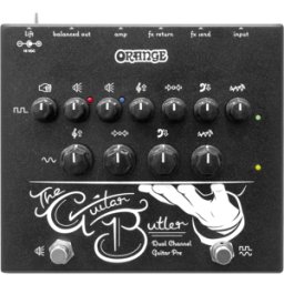 Orange Pedal de efectos Guitar Butler. Negro