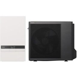 Panasonic Kit de aerotermia Bi-bloc generación K monofásica, Calefacción y refrigeración, R 32 -KIT-WC09K3E5. Blanco