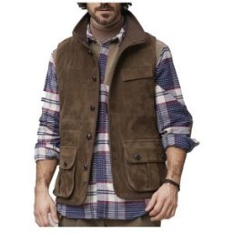 HABSBURG Chaleco de hombre Ambros . (L) Marrón oscuro