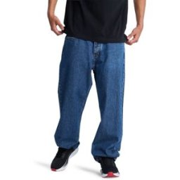DC Shoes Pantalón Vaquero de corte recto de hombre Relaxed . (XS-S) Azul