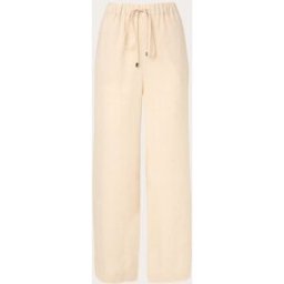 Antonelli Firenze Pantalón recto Svezia de lino. (M) Crema