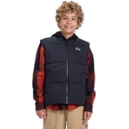 DC Shoes Chaleco con cremallera de niños Rover Puffer . (16 años) Negro