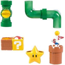 Bizak Piezas encajables para baño Set de tuberías Super Mario .