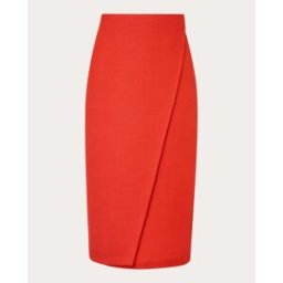 Sybilla Falda midi. (L) Naranja