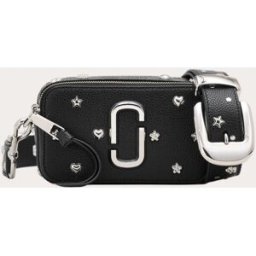 Marc Jacobs Bandolera Mini Icono Stud Snapshot. Negro