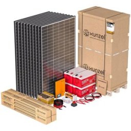 Xunzel Kit Solar PACK ZERO+ EQX2700 con Soportes.