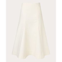 Róhe Falda larga de algodón. (S) Blanco