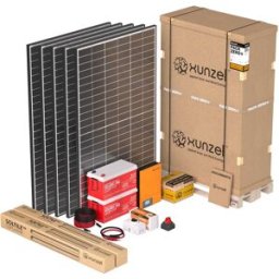 Xunzel Kit Solar PACK ZERO+ EQX700 con Soportes.