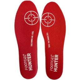 FOOTGEL Plantilla de gel para caza unisex HUNTER . (41-46) Rojo / Blanco