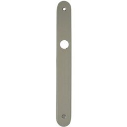 JANDEL Placa Decorativa para Manilla 232 x 28 x 10 mm. Níquel Mate