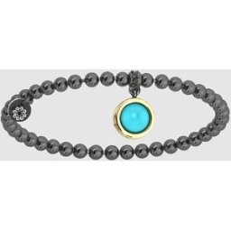 Bohemme Pulsera Play Colors de plata con gemas. Turquesa