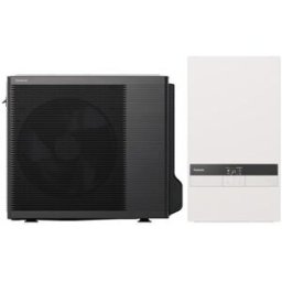 Panasonic Kit de aerotermia Bi-bloc generación K monofásica, Calefacción y refrigeración, R 32 -KIT-WC07K3E5. Blanco