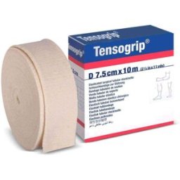 Tensogrip D Brazos Gruesos y Piernas: Venda Tubular Compresiva con algodón (7,5 cm x 10 metros)