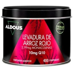 Levadura de Arroz Rojo con Coenzima Q10 Aldous (400 comprimidos)