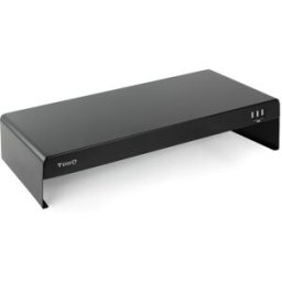 Tooq Soporte Elevador / Portátiles Max. 20Kg c/ 3x USB 2.0 Negro