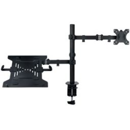 Tooq Soporte de Mesa Doble Tilt 13" a 32" Max. 8Kg (Monitor) / 4.5Kg (Portátil)